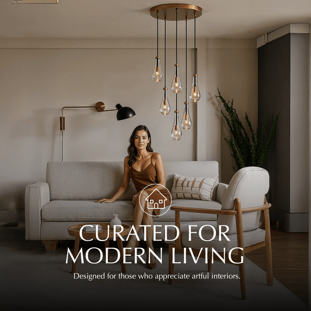 Pulcher Glass Tears Chandelier - Residence Supply