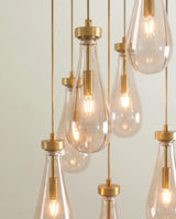 Pulcher Glass Tears Chandelier - Residence Supply