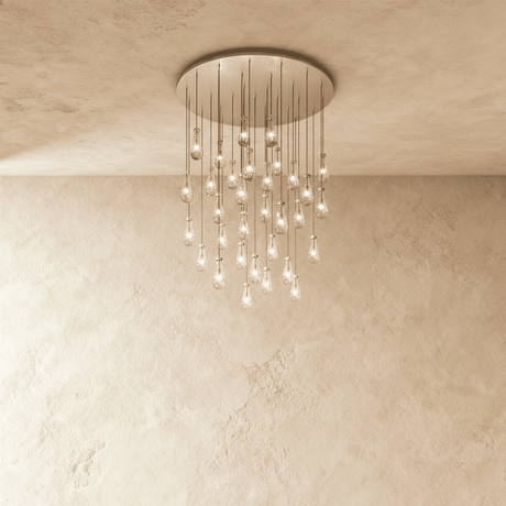 Pulcher Glass Tears Chandelier - Residence Supply