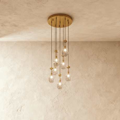 Pulcher Glass Tears Chandelier - Residence Supply
