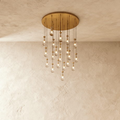 Pulcher Glass Tears Chandelier - Residence Supply