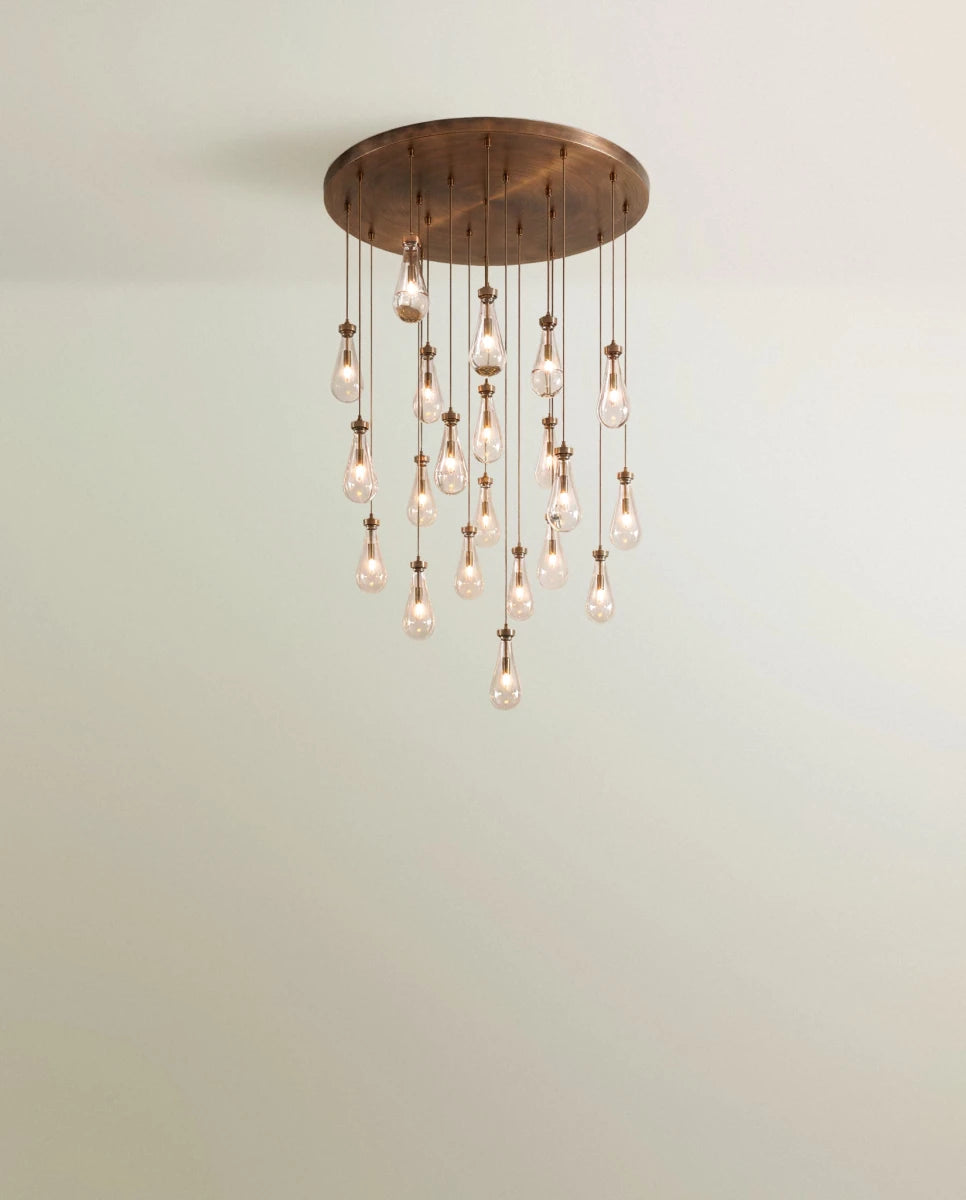 Pulcher Glass Tears Chandelier - Residence Supply