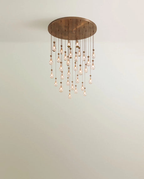 Pulcher Glass Tears Chandelier - Residence Supply