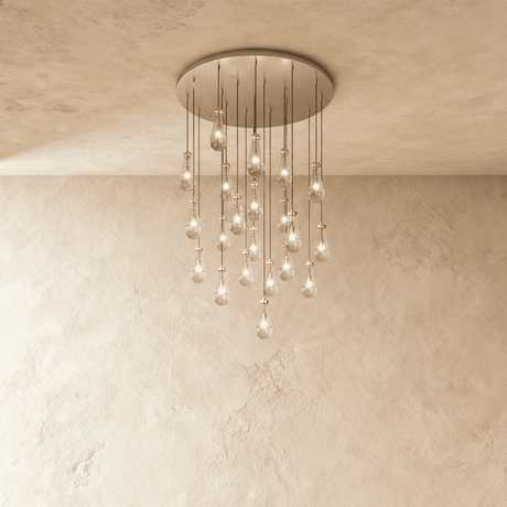 Pulcher Glass Tears Chandelier - Residence Supply