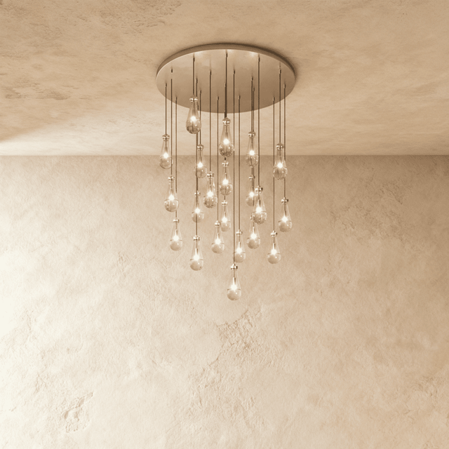 Pulcher Glass Tears Chandelier - Residence Supply