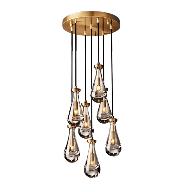 Pulcher Glass Tears Chandelier - Residence Supply