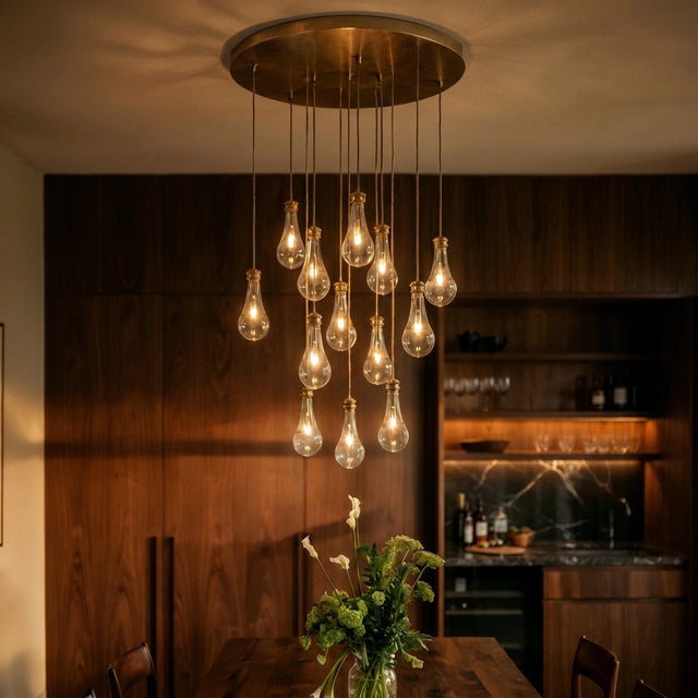 Pulcher Glass Tears Chandelier - Residence Supply