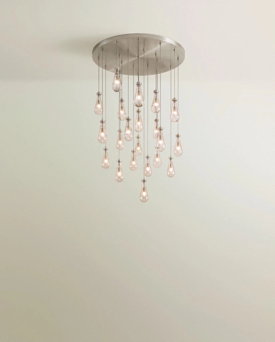 Pulcher Glass Tears Chandelier - Residence Supply