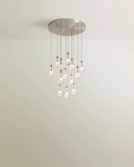 Pulcher Glass Tears Chandelier - Residence Supply