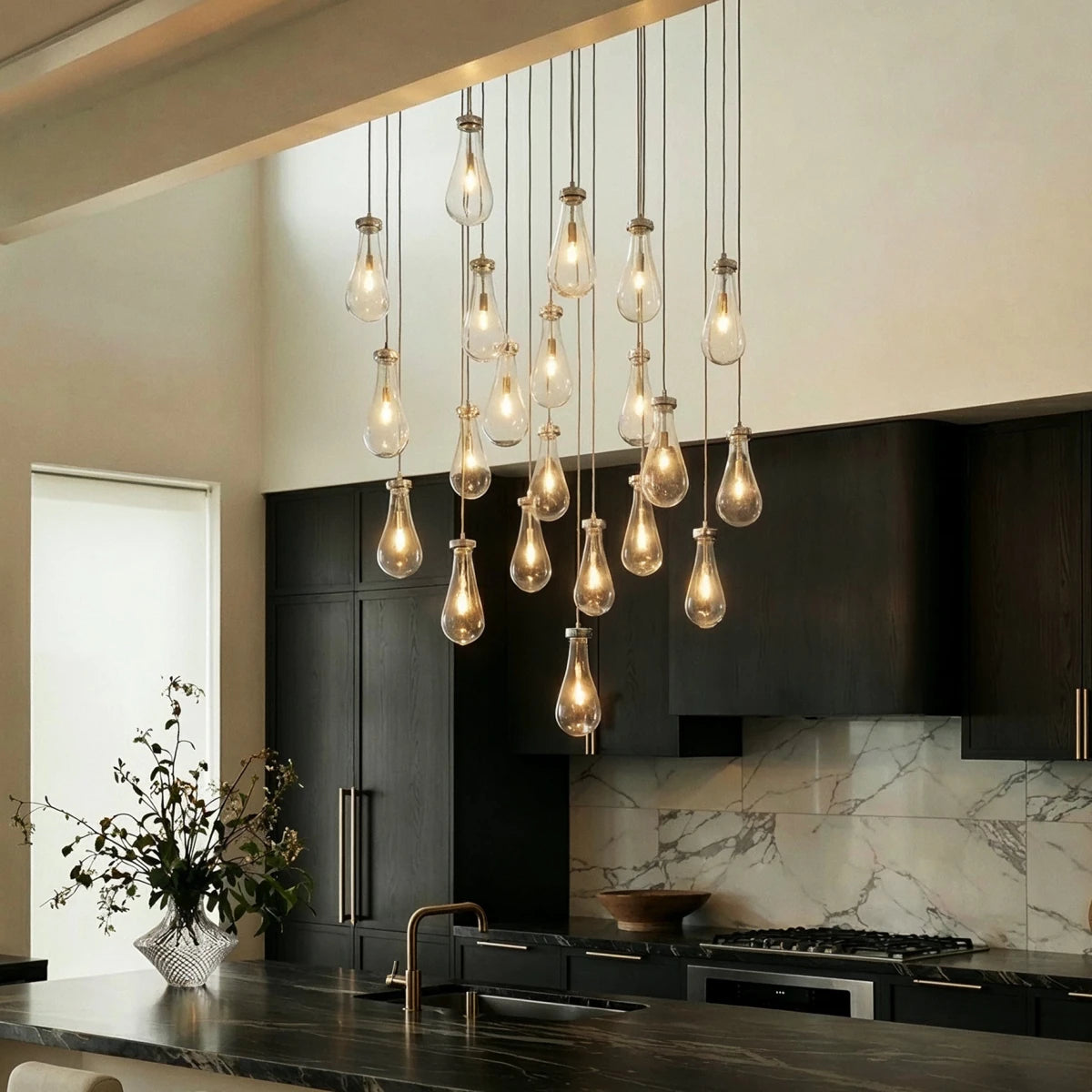 Pulcher Glass Tears Chandelier - Residence Supply