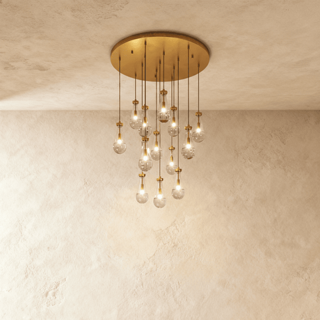 Pulcher Glass Tears Chandelier - Residence Supply