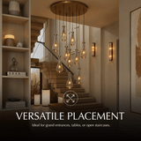 Pulcher Glass Tears Chandelier - Residence Supply