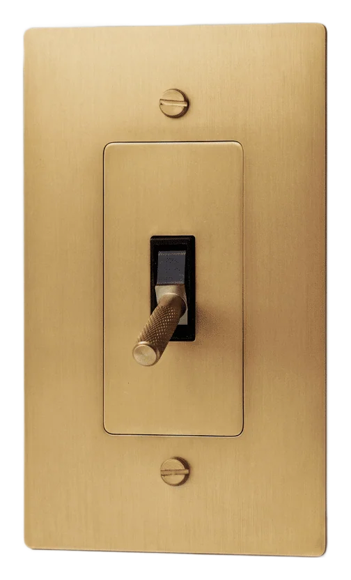 The Brass Toggle Switch (1 to 5 Gang)