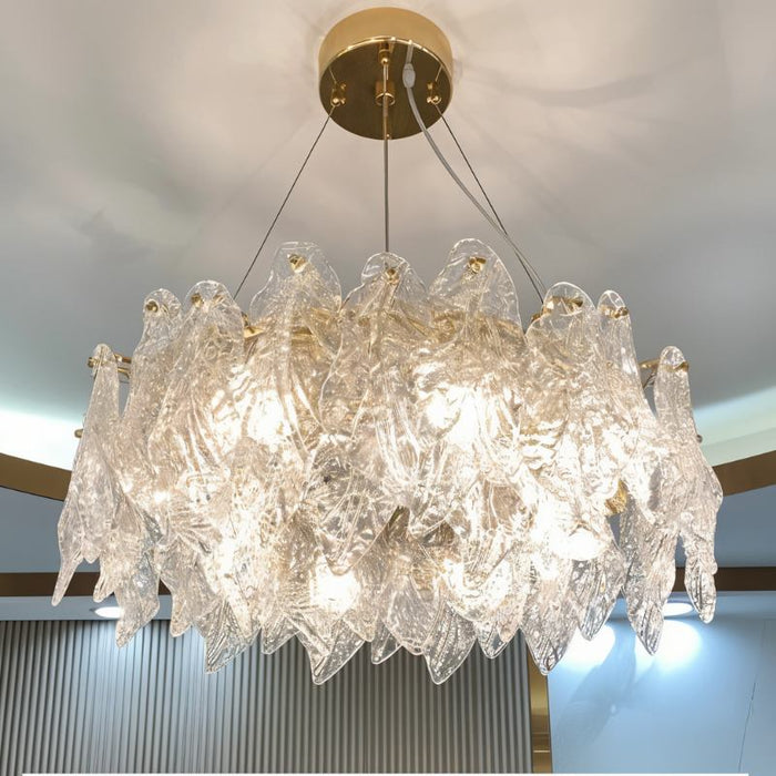 Rafahia Glass Crystal Chandelier - Residence Supply