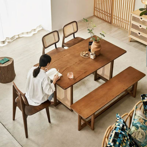 Crafted from premium materials, including solid wood or high-quality veneers, the Rarus Dining Table is built to last. Its sturdy construction ensures stability and durability, providing a reliable surface for years of enjoyment.