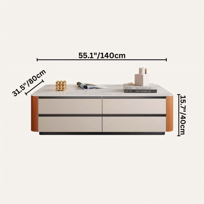 Recumb Coffee Table Size Chart