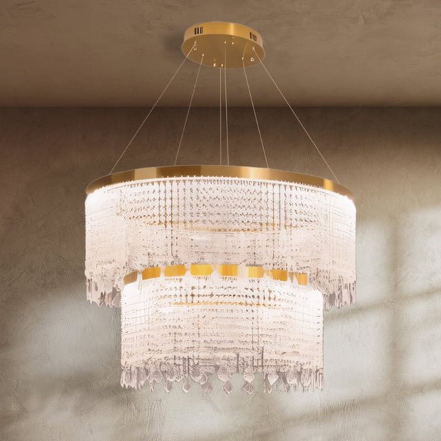 Rexana Crystal Tiered Chandelier - Residence Supply