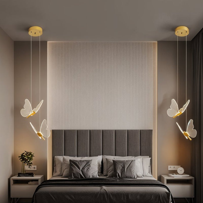 Rhopalocera Pendant Light - Modern Lighting Fixture for Bedroom