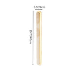 "Modern travertine wall light with 40cm height and sleek gold trim"
