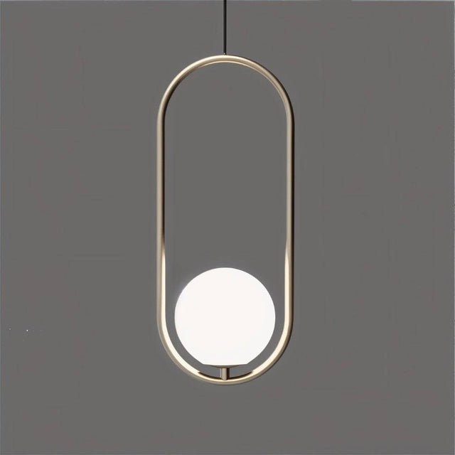 Lampe suspendue en forme d'anneau