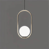 Lampe suspendue en forme d'anneau