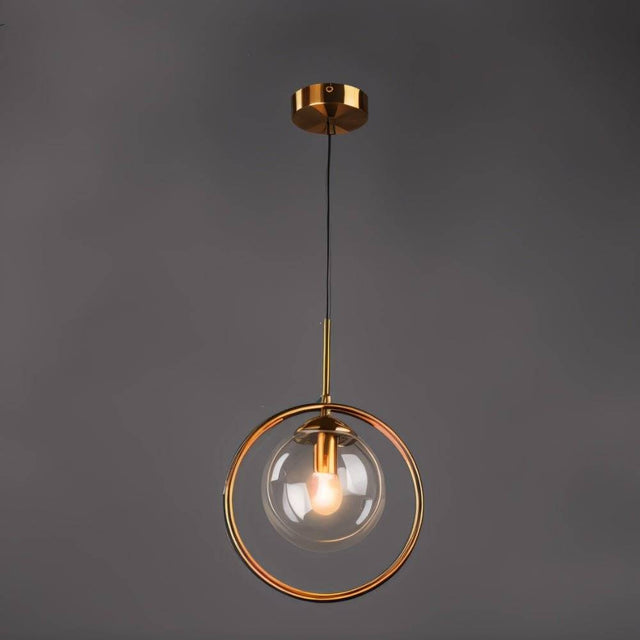 Lampe suspendue en forme d'anneau