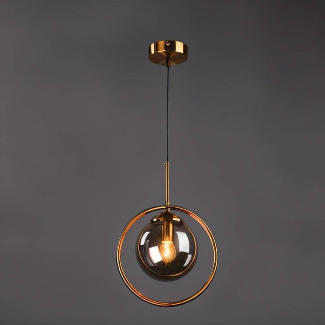 Lampe suspendue en forme d'anneau