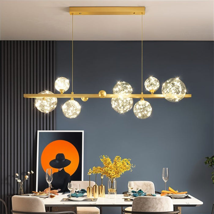 Robina Modern Chandelier above the Dining Table - Residence Supply