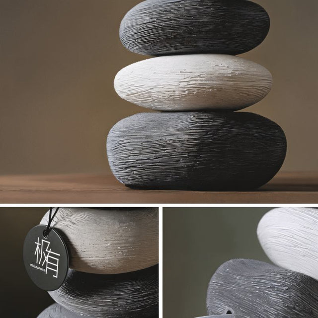 Lámpara de mesa rocosa