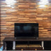 Ronus Decorative Panel - Modern, Acoustic-Enhancing Design featured as a wooden accent wall behind a TV unit in a cozy living space.