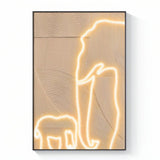 Arte iluminado Safari Flare