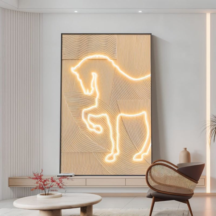 Safari Flare Illuminated Art - Contemporary Ligting