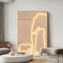 Safari Flare Illuminated Art