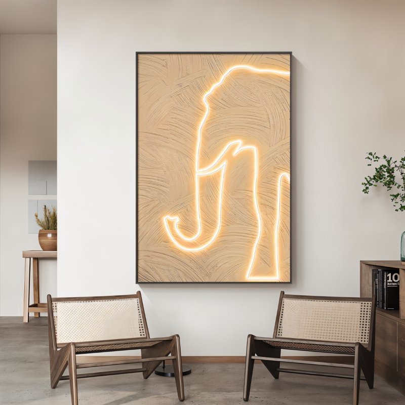Safari Flare Illuminated Art