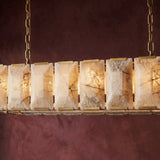 Sakhra Alabaster Linear Chandelier - Residence Supply