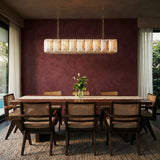 Sakhra Alabaster Linear Chandelier - Residence Supply