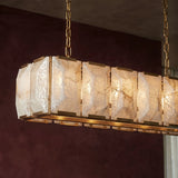 Sakhra Alabaster Linear Chandelier - Residence Supply
