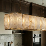Sakhra Alabaster Linear Chandelier - Residence Supply