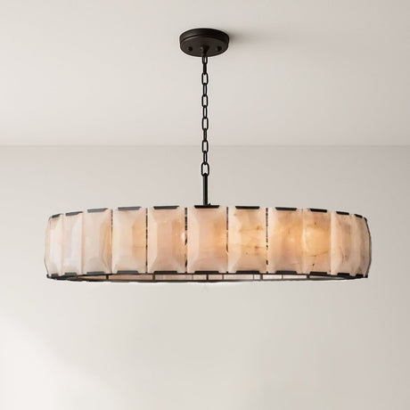 Sakhra Round Alabaster Chandelier - Residence Supply