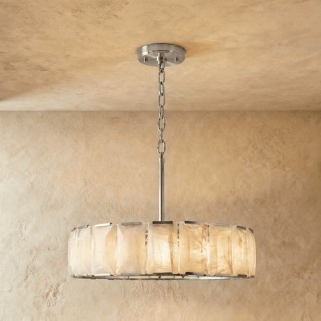 Sakhra Round Alabaster Chandelier - Residence Supply