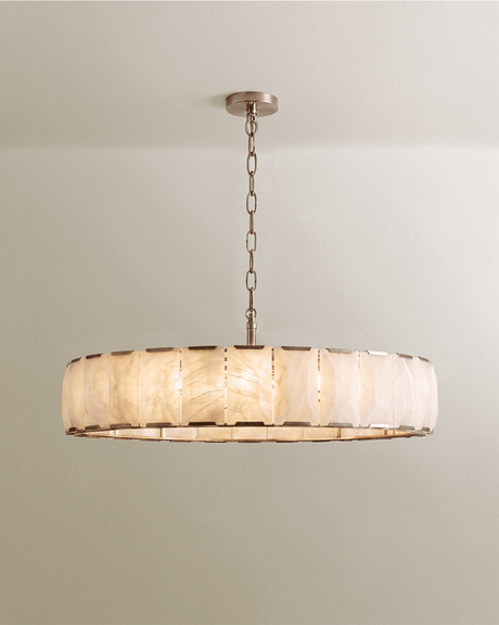 Sakhra Round Alabaster Chandelier - Residence Supply