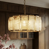 Sakhra Round Alabaster Chandelier - Residence Supply