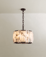 Sakhra Round Alabaster Chandelier - Residence Supply