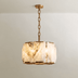Sakhra Round Alabaster Chandelier - Residence Supply
