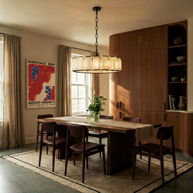 Sakhra Round Alabaster Chandelier - Residence Supply