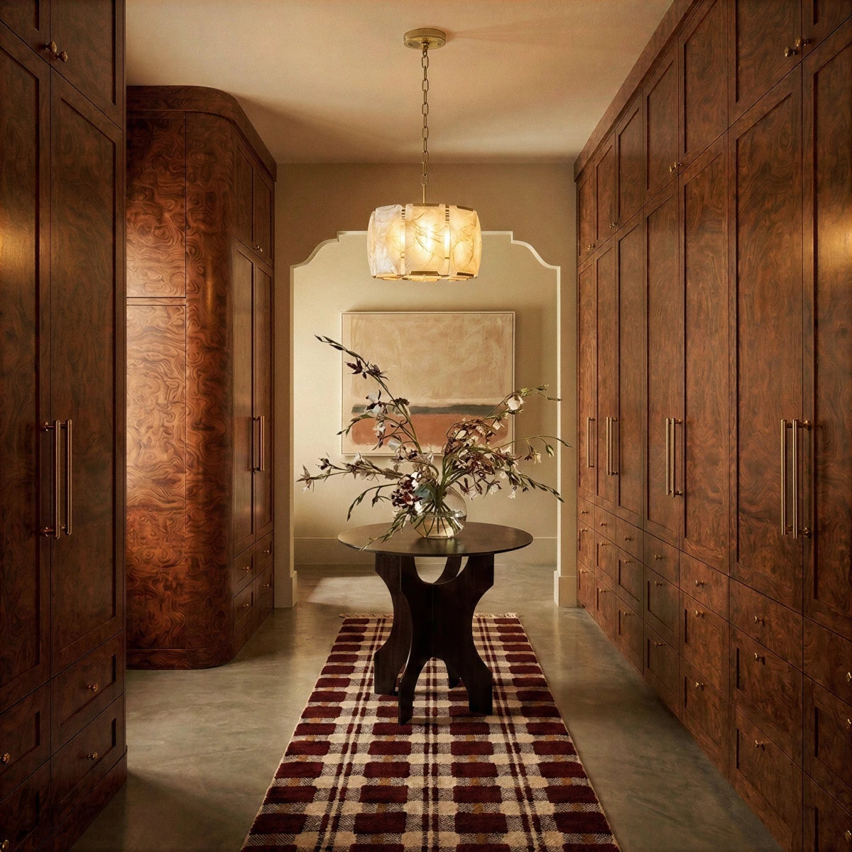 Sakhra Round Alabaster Chandelier - Residence Supply