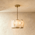 Sakhra Round Alabaster Chandelier - Residence Supply