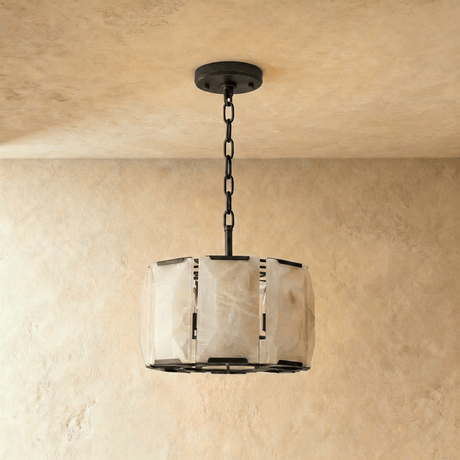 Sakhra Round Alabaster Chandelier - Residence Supply