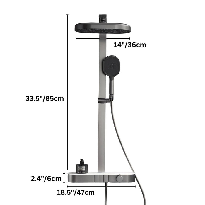 Sarsa Shower Head and Faucet - Residence Supply