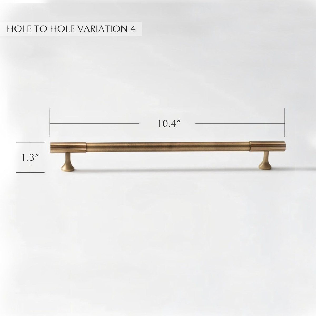 Sean Brass Knob & Pull Bar - Residence Supply